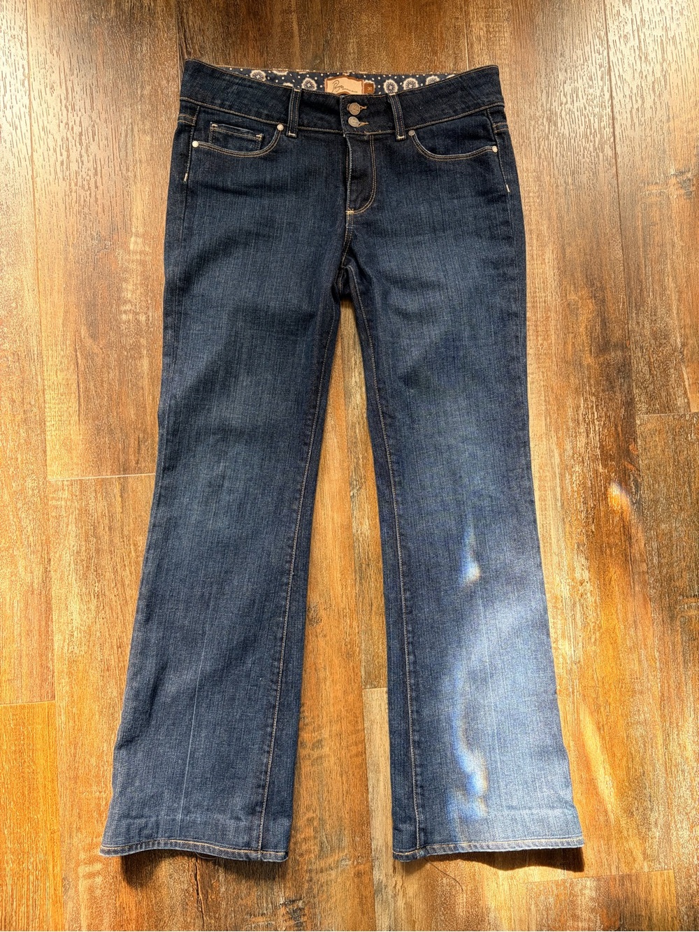 PAIGE women’s Hidden Hills Jeans High Rise Bootcut Fabric Waist Inside Size 30